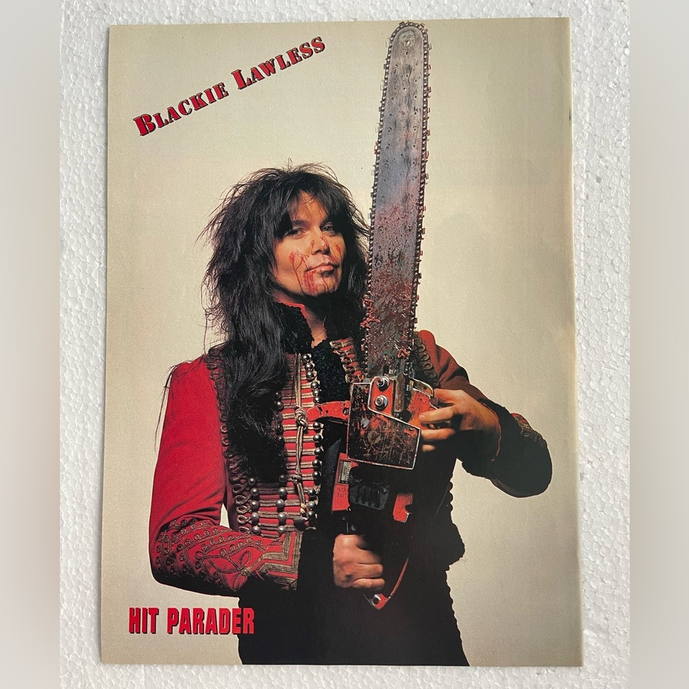 W.A.S.P. Blackie Lawless pinup